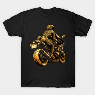 Motorcycle Girl Design T-Shirt